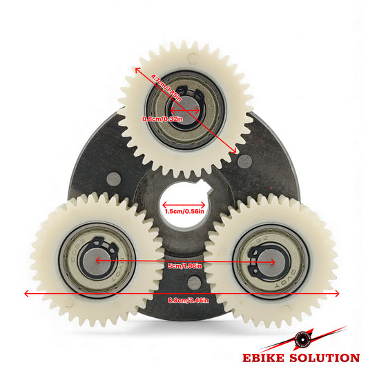 Bafang EBike Motor Gear Clutch Kit 36T Planetary Gears Clutch Steel with Nylon