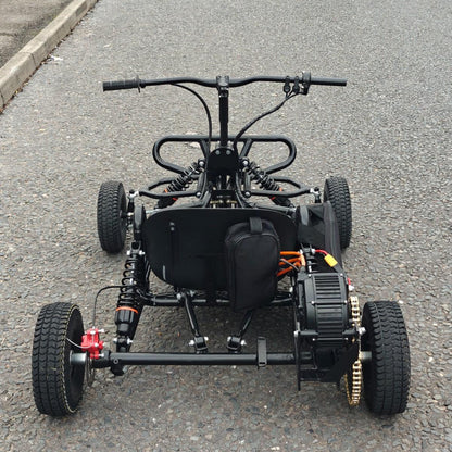 Electric Mini Go Kart Buggy Full Suspension 72v 5000w QS Motor 50+MPH