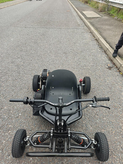 Electric Mini Go Kart Buggy Full Suspension 72v 5000w QS Motor 50+MPH