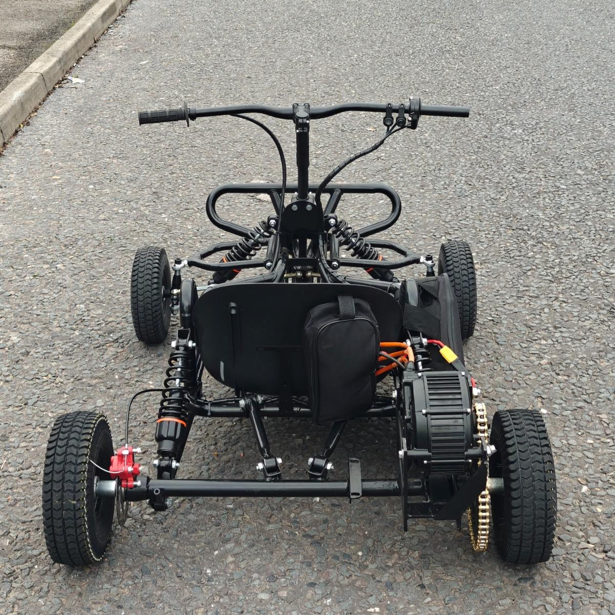 Electric Mini Go Kart Buggy Full Suspension 72v 5000w QS Motor 50+MPH