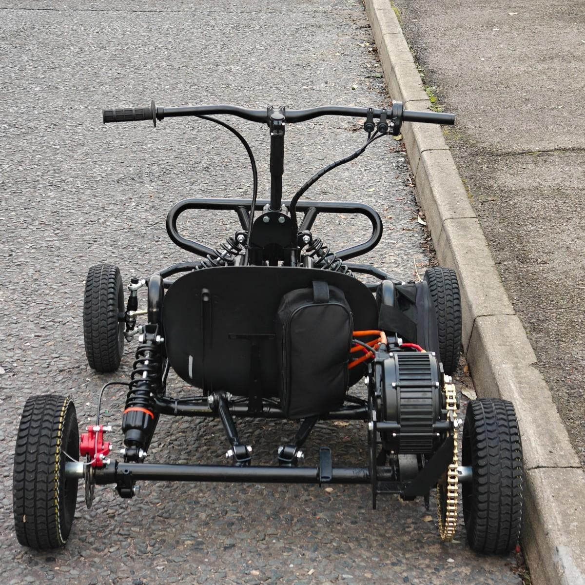 Electric Mini Go Kart Buggy Full Suspension 72v 5000w QS Motor 50+MPH