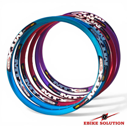 MTX 39 Rim Double Wall Rim Blue Purple Red 36 Hole EBIKE

