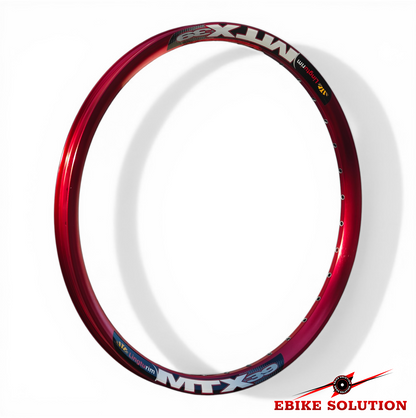 MTX 39 Rim Double Wall Rim Blue Purple Red 36 Hole EBIKE