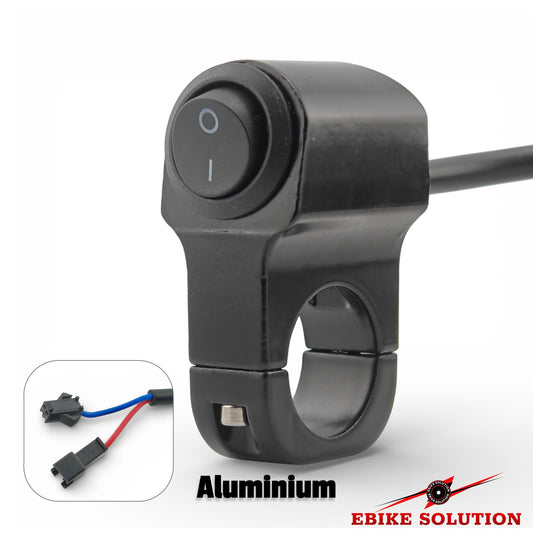 Motorcycle Headlight Switch 2 Pin Fog Spot Light Waterproof  Motorbike Handlebar