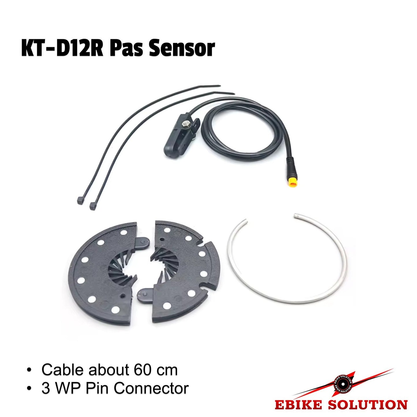 KT-D12R PAS Sensor 12 Magnet Points Waterproof Pedal Assist Sensor for E-Bike