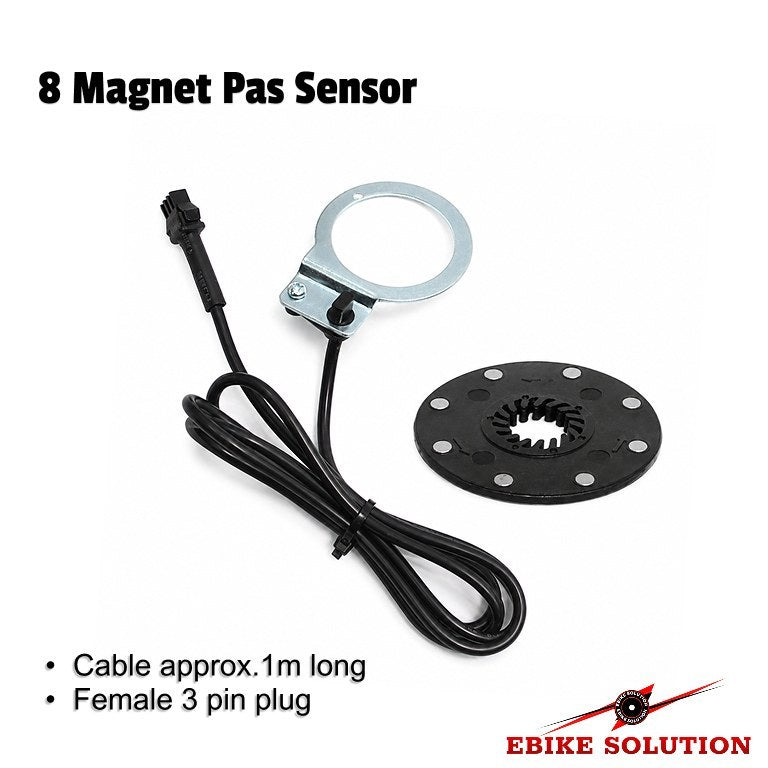 E-Bike PAS Pedal Assist Sensor 8 Magnet Disc 3 Pin Plug Electric Bicycle ebike solution