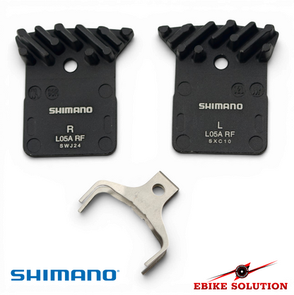 2Pair Shimano L05A-RF Disc Brake Pads Aluminum Alloy Back & Cooling Fins