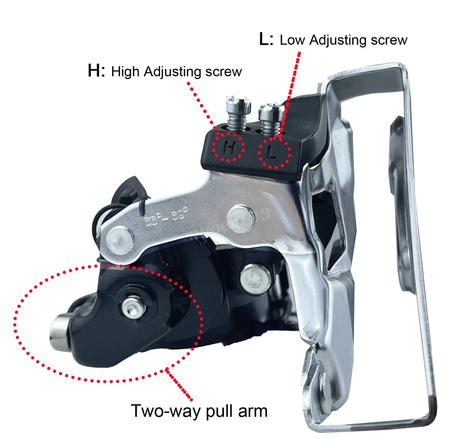 Shimano Tourney Front Derailleur FD-M310 6/7/8 Speed with 31.8-34.9mm Clamp Ring ebike solution