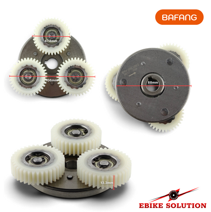 Bafang G062.1000.D Nylon Gear Clutch 36T 1000W Rear Hub Motor Replacement ebike solution