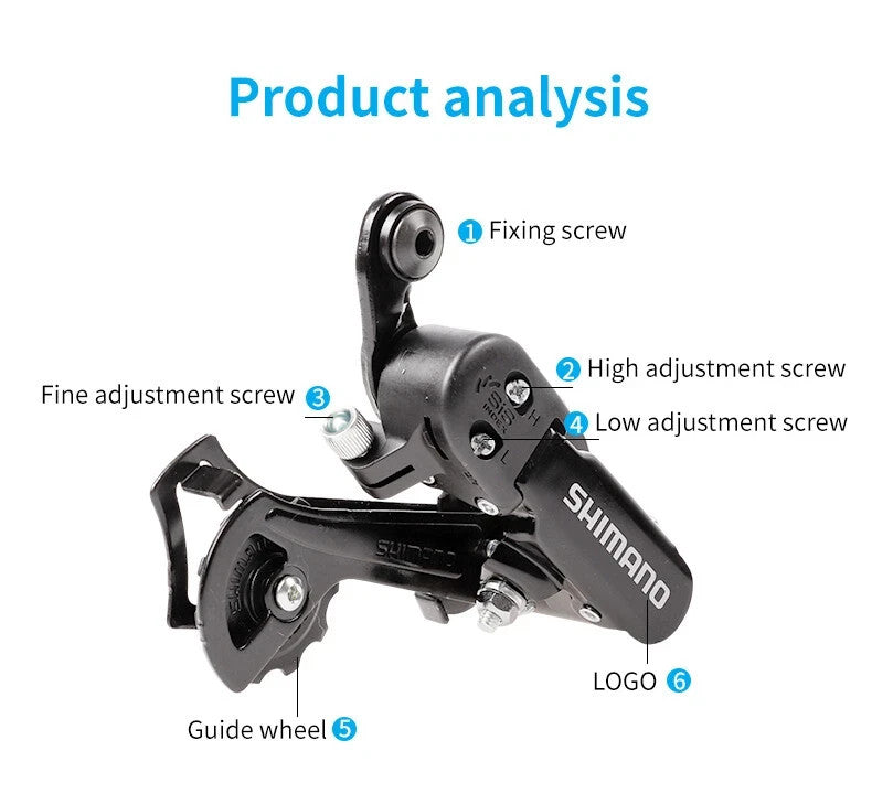 Shimano Tourney RD-TZ31 6/7 Speed Mountain Bike Bicycle Bolt-On Rear Derailleur ebike solution