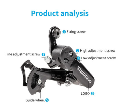 Shimano Tourney RD-TZ31 6/7 Speed Mountain Bike Bicycle Bolt-On Rear Derailleur ebike solution