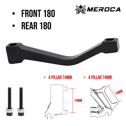 MTB Rotor Brake Caliper Mount Adapter Front Rear PM IS 160mm 180mm 203mm A/B
