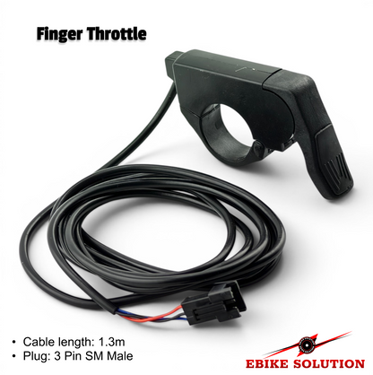 Left Right Thumb Finger Trigger Throttle Ebike Electric Bike Scooter Black New