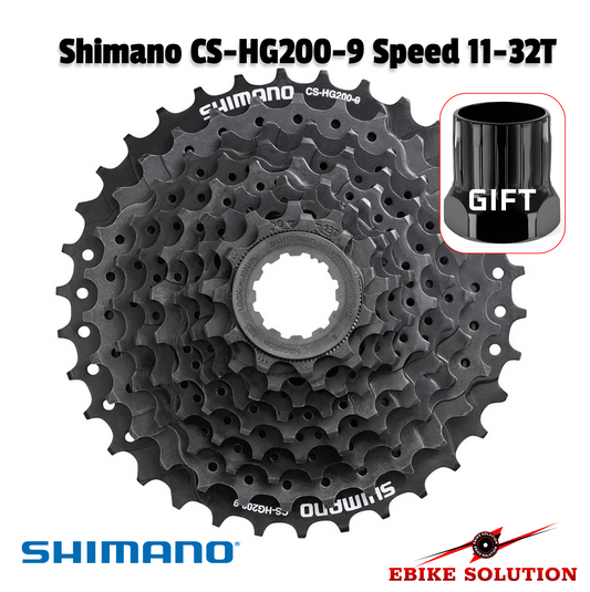 Shimano CS-HG200 9 Speed 11-32T Cassette Sprocket Hyperglide MTB Black