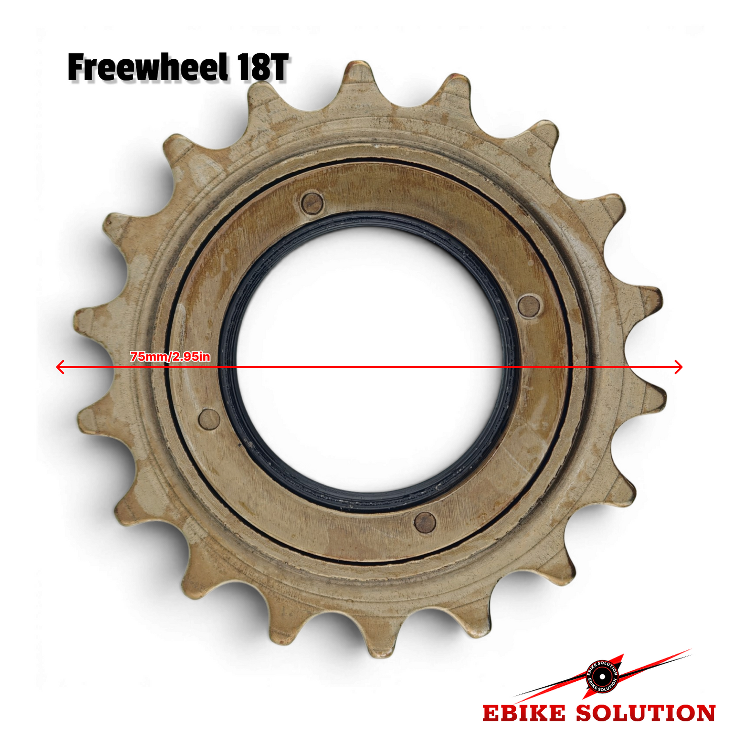 16T 18T 20T 22TTeeth 34MM Single Speed Freewheel Flywheel Sprocket Bicycle Gear