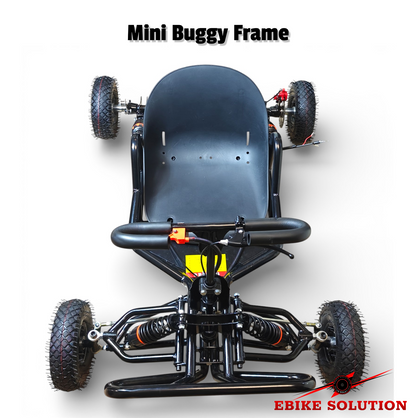 90cc Petrol Off-Road Go Kart Buggy 4-Wheel Pull Start Suspension Black Frame 4in ebike solution