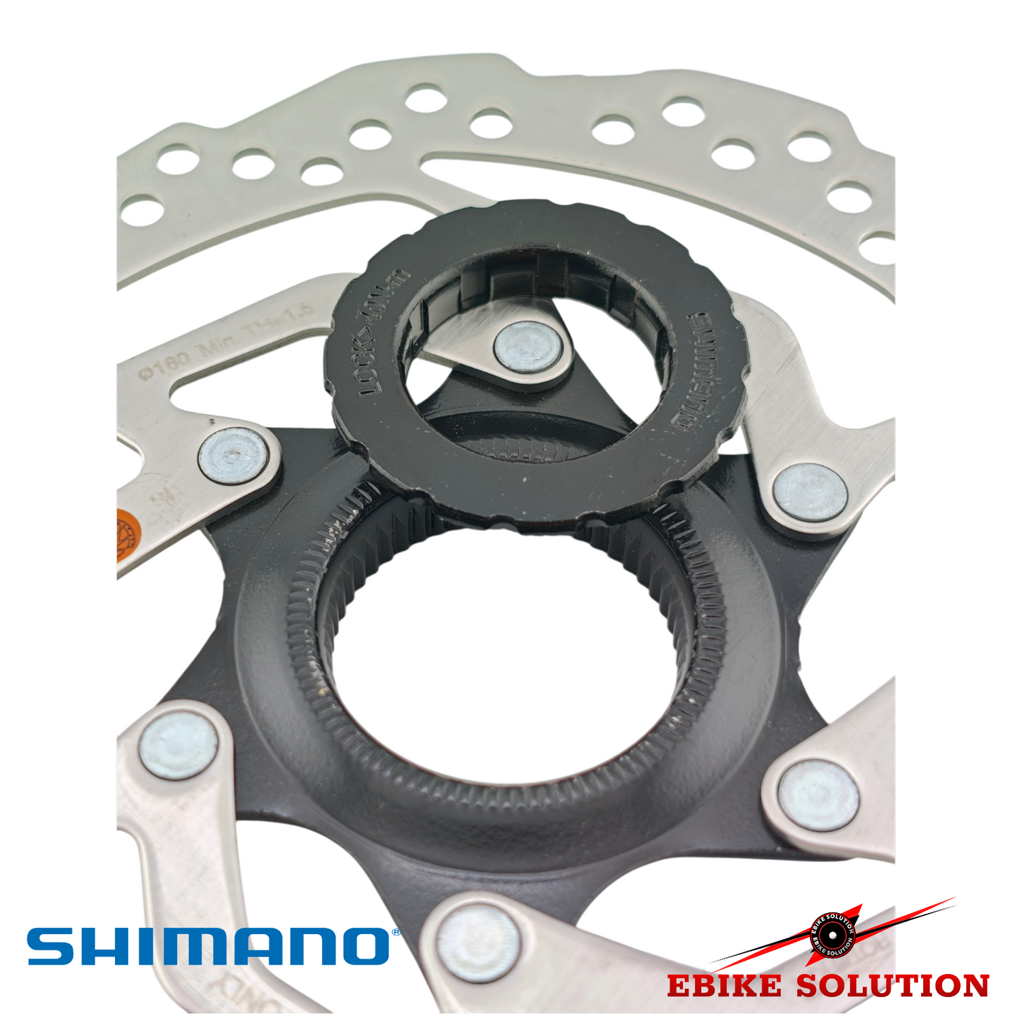 Genuine SHIMANO SM-RT10 Mountain Bike Centrelock Disc Brake Rotor 160mm 180mm