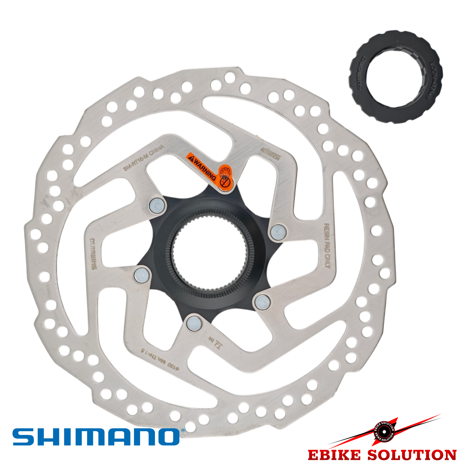 Genuine SHIMANO SM-RT10 Mountain Bike Centrelock Disc Brake Rotor 160mm 180mm