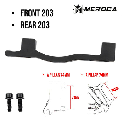 MTB Rotor Brake Caliper Mount Adapter Front Rear PM IS 160mm 180mm 203mm A/B