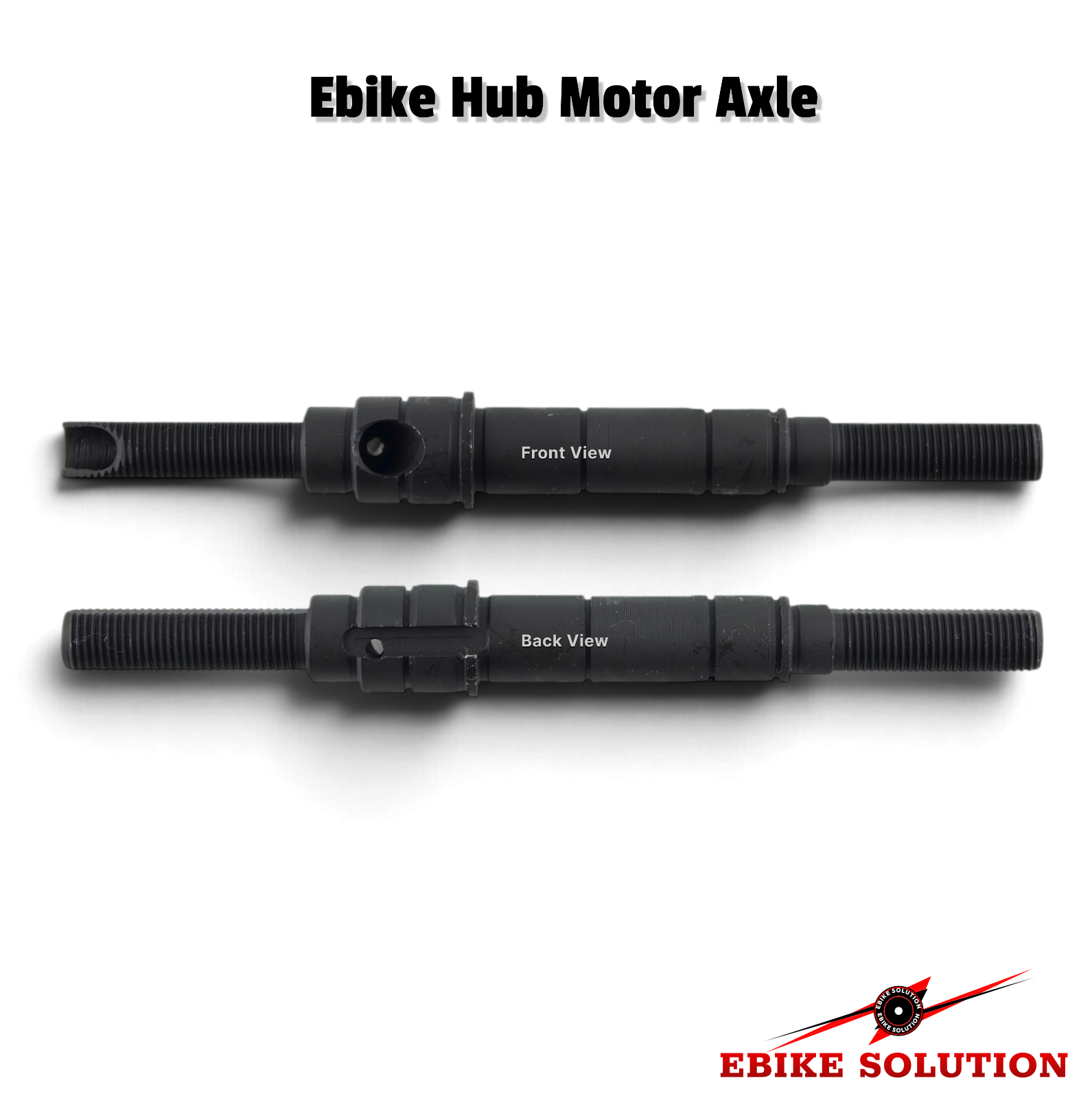  Replacement Ebike Front Hub Motor Axle M12 Thread 10mm Slot 250W 500W 750W ebike solution