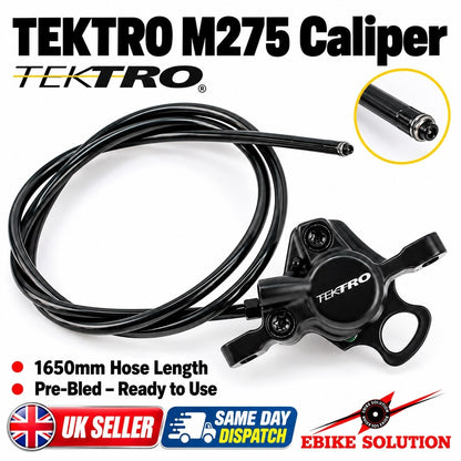 Tektro HD-M275 Caliper 1650mm Postmount Brake Pliers 2 Pistons M275 M285 M290 ebike solution