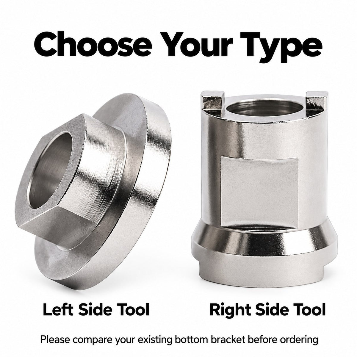 Bicycle Bottom Bracket Removal Tool Old Style Cup Socket Wrench Left Right ebike solution