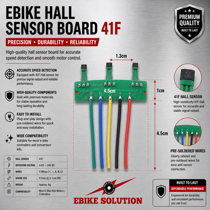EBike Scooter Hall Board PCB 41F Sensor Brushless MTX Hub Motor ebike solution