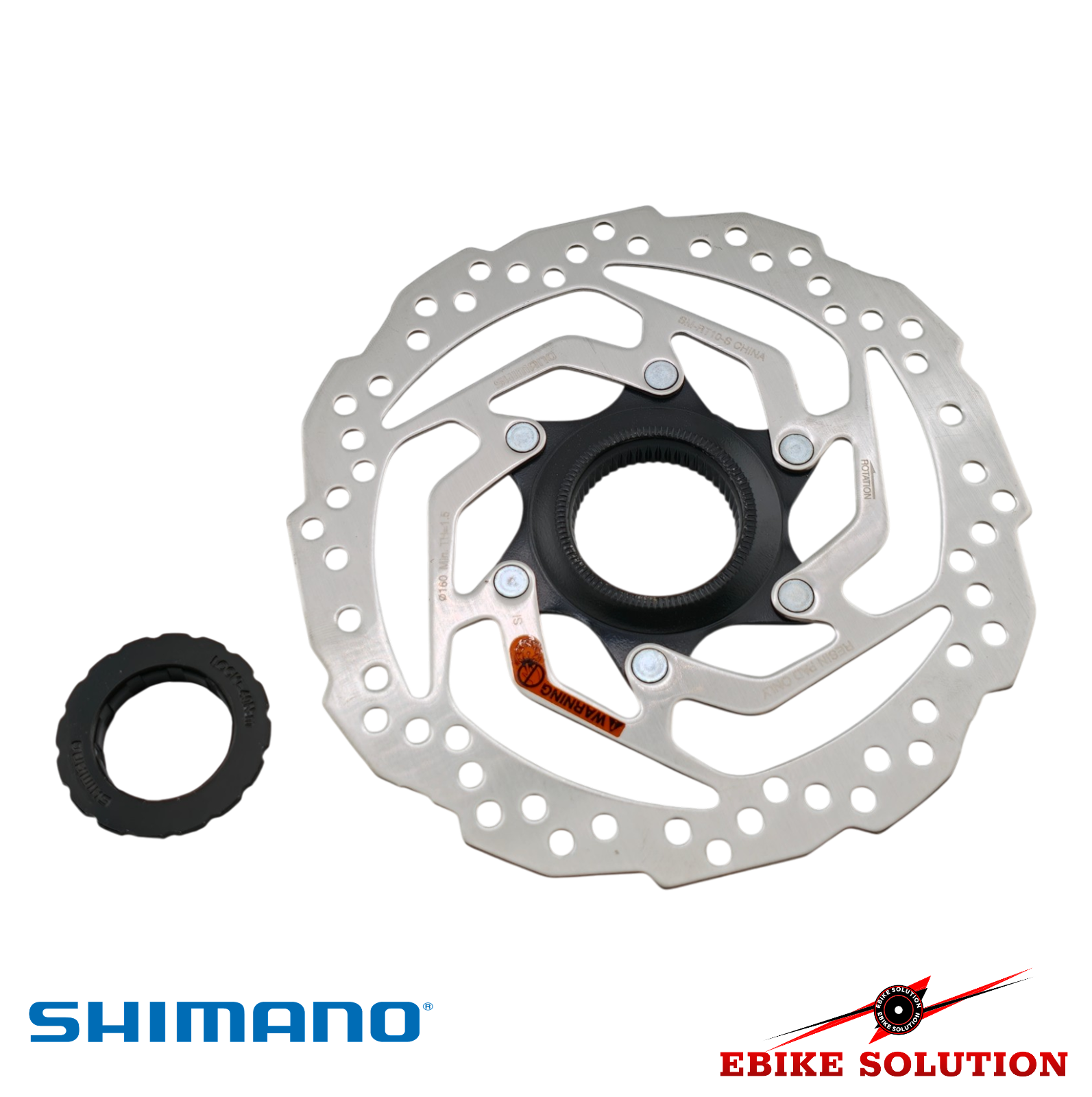 Genuine SHIMANO SM-RT10 Mountain Bike Centrelock Disc Brake Rotor 160mm 180mm