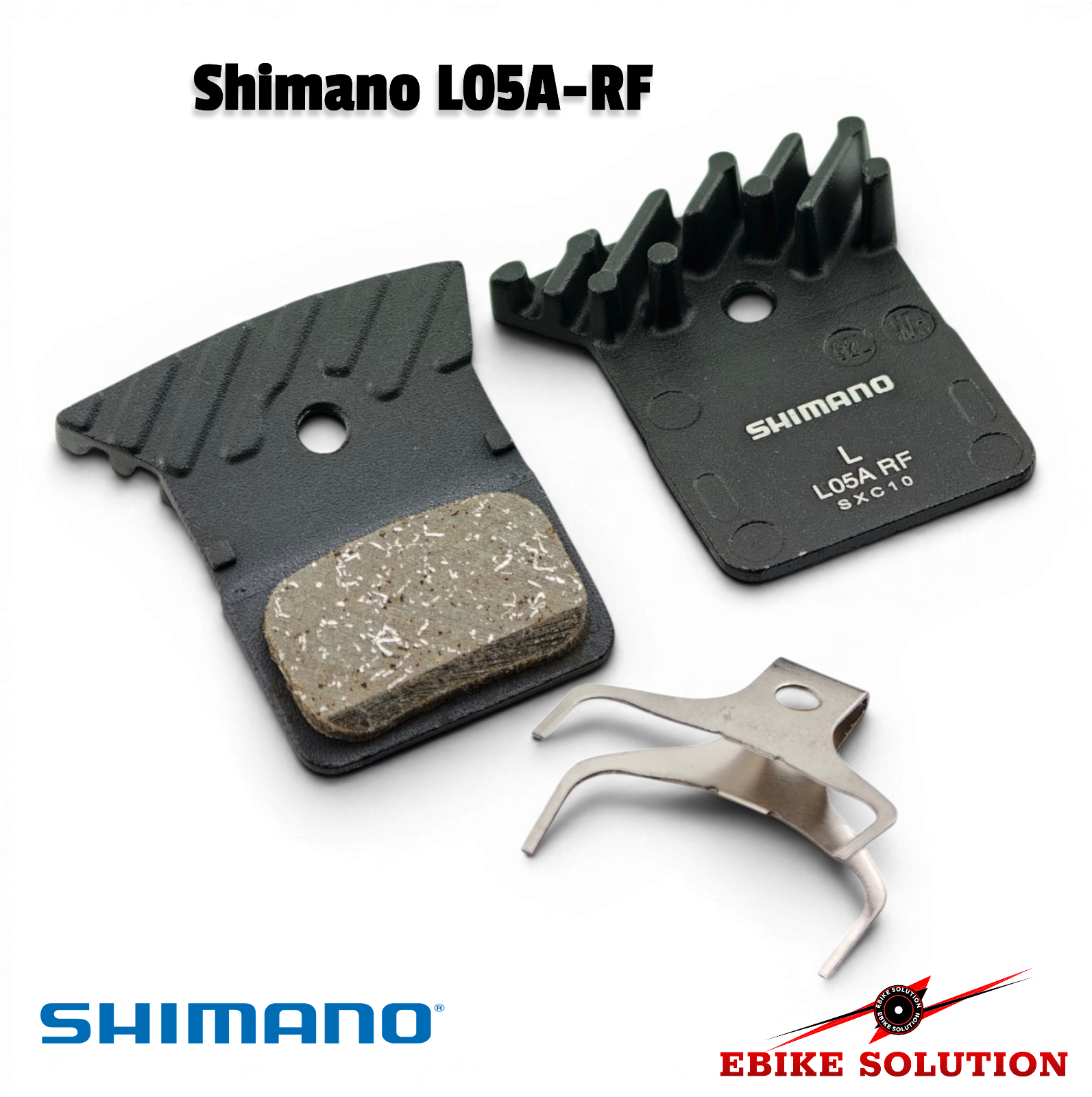 2Pair Shimano L05A-RF Disc Brake Pads Aluminum Alloy Back & Cooling Fins