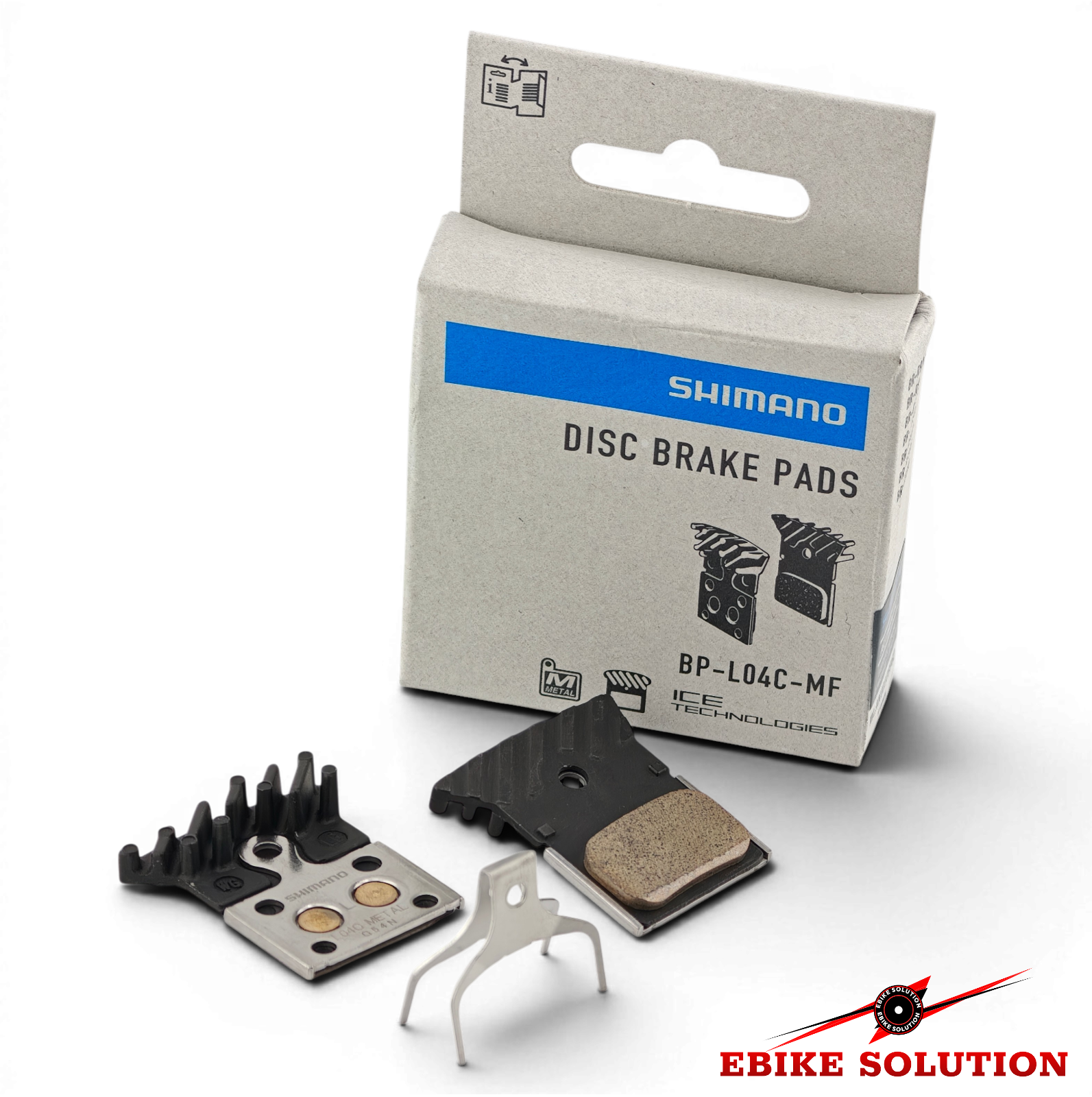 Shimano L04C Metal Hydraulic Disc Brake Pad Cooling Fins XT M8110 SLX M7100