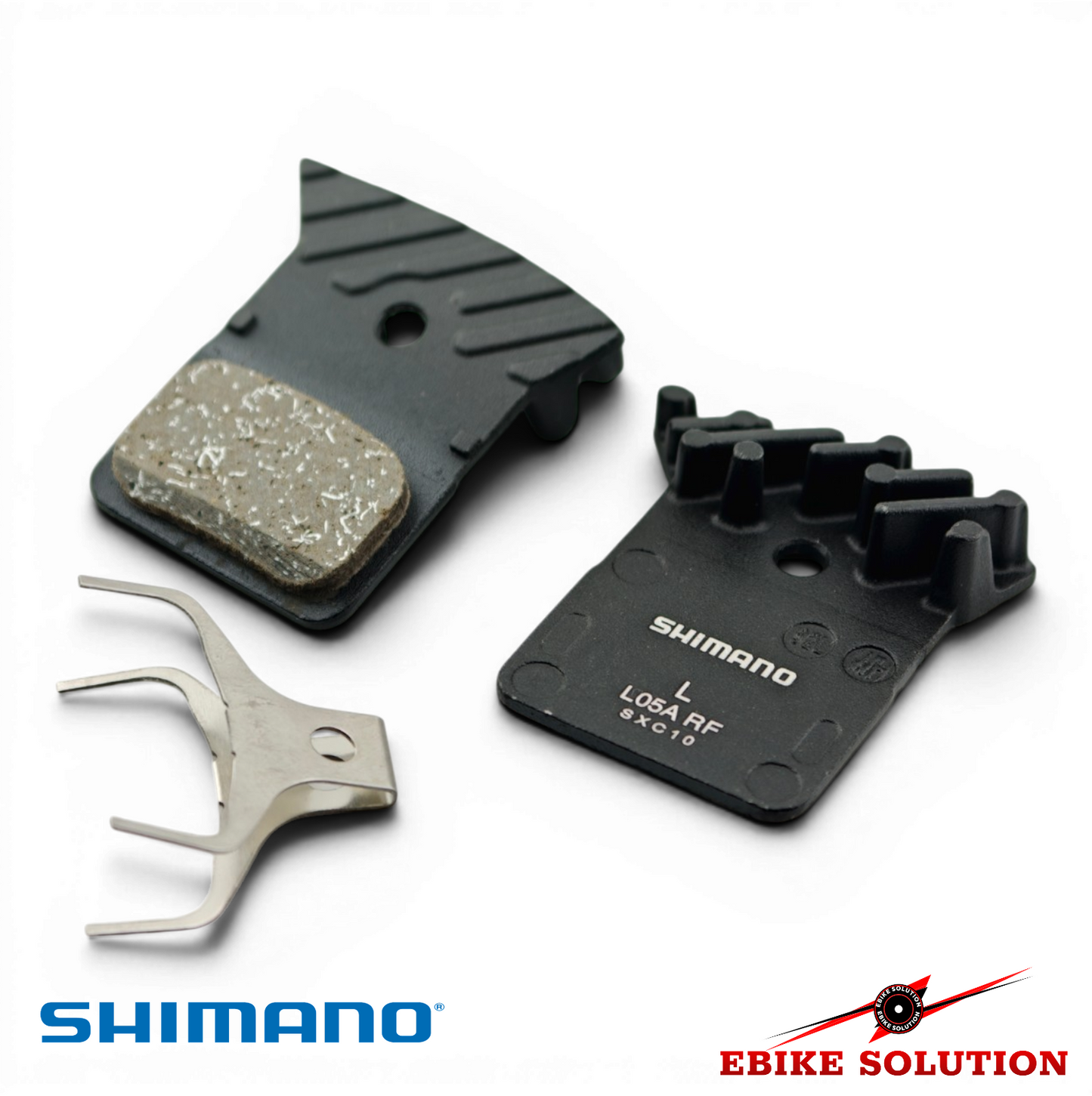 2Pair Shimano L05A-RF Disc Brake Pads Aluminum Alloy Back & Cooling Fins