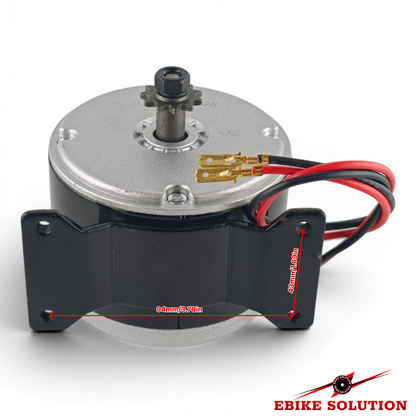 ZY MY Electric Motor 24V 350W High Speed 2500rpm DC 16.5A for E Scooter E-Bike