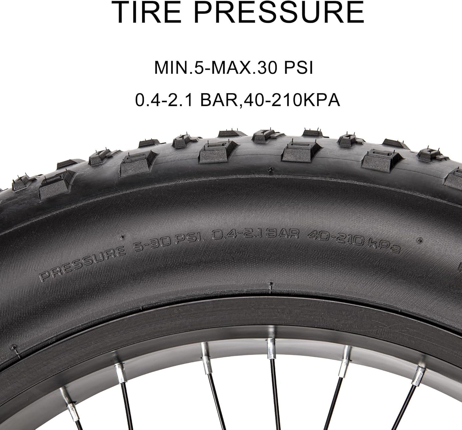 20X4.0/26X4.0 Inch Fat Bike Tires Replacement Ebike Tyre