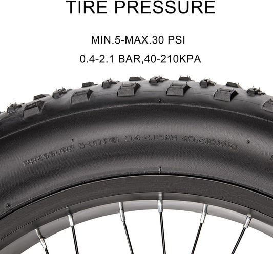 20X4.0/26X4.0 Inch Fat Bike Tires Replacement Ebike Tyre