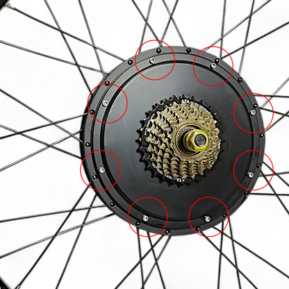 8x Ebike M4 Bolts Hub Motor Side Cover 1000w 2000w 3000w