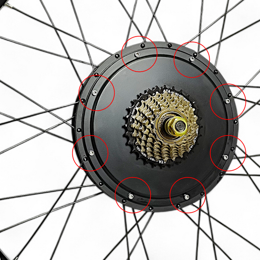 8x Ebike M4 Bolts Hub Motor Side Cover 1000w 2000w 3000w