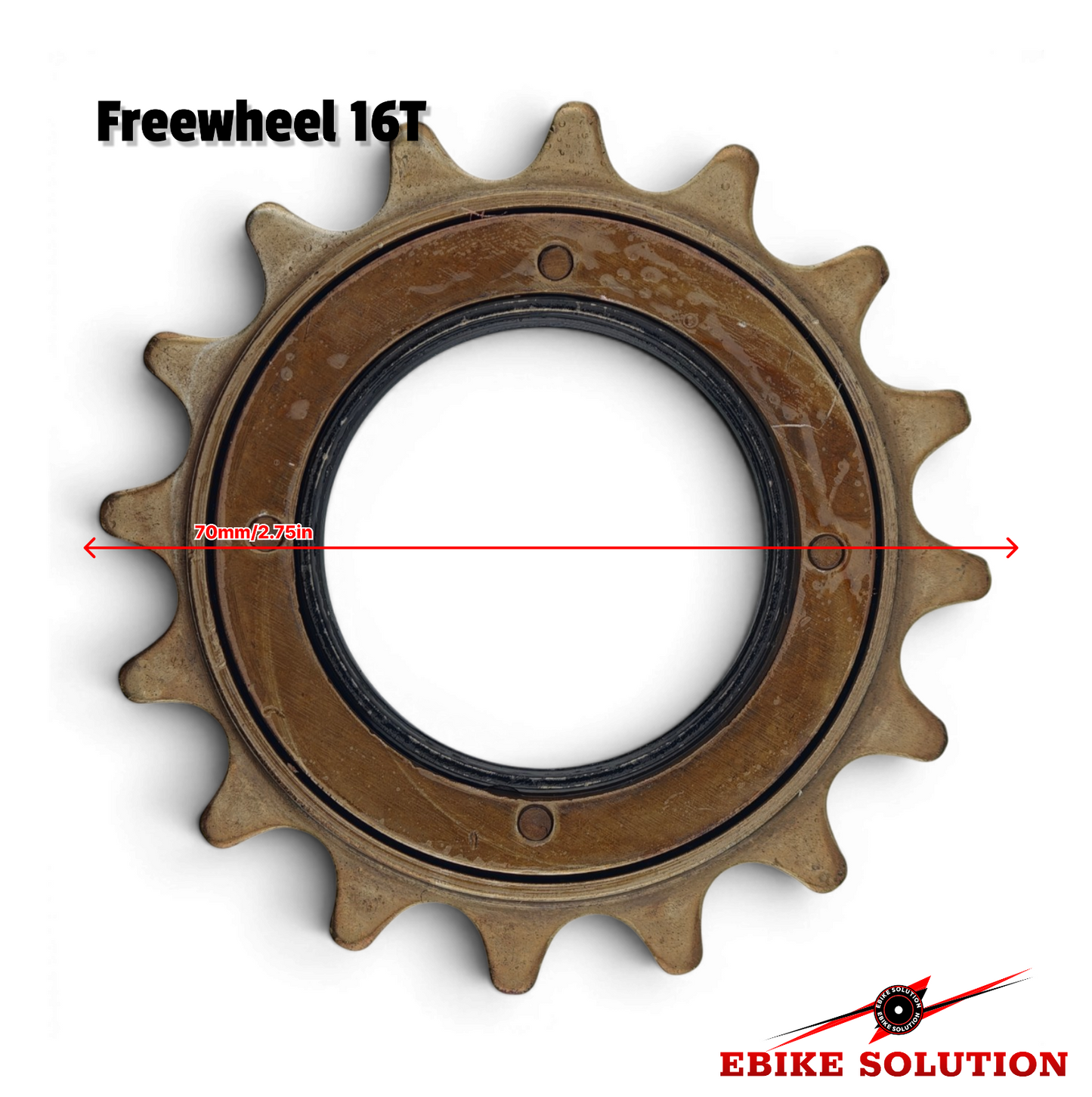 16T 18T 20T 22TTeeth 34MM Single Speed Freewheel Flywheel Sprocket Bicycle Gear