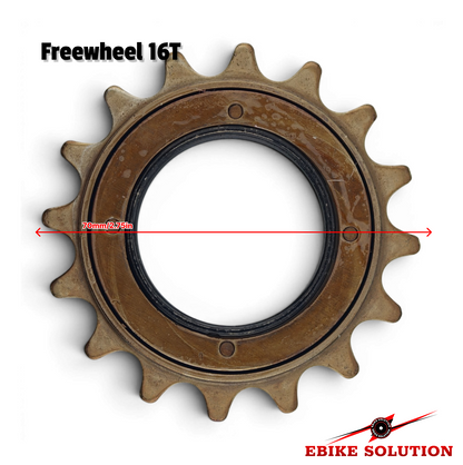 16T 18T 20T 22TTeeth 34MM Single Speed Freewheel Flywheel Sprocket Bicycle Gear