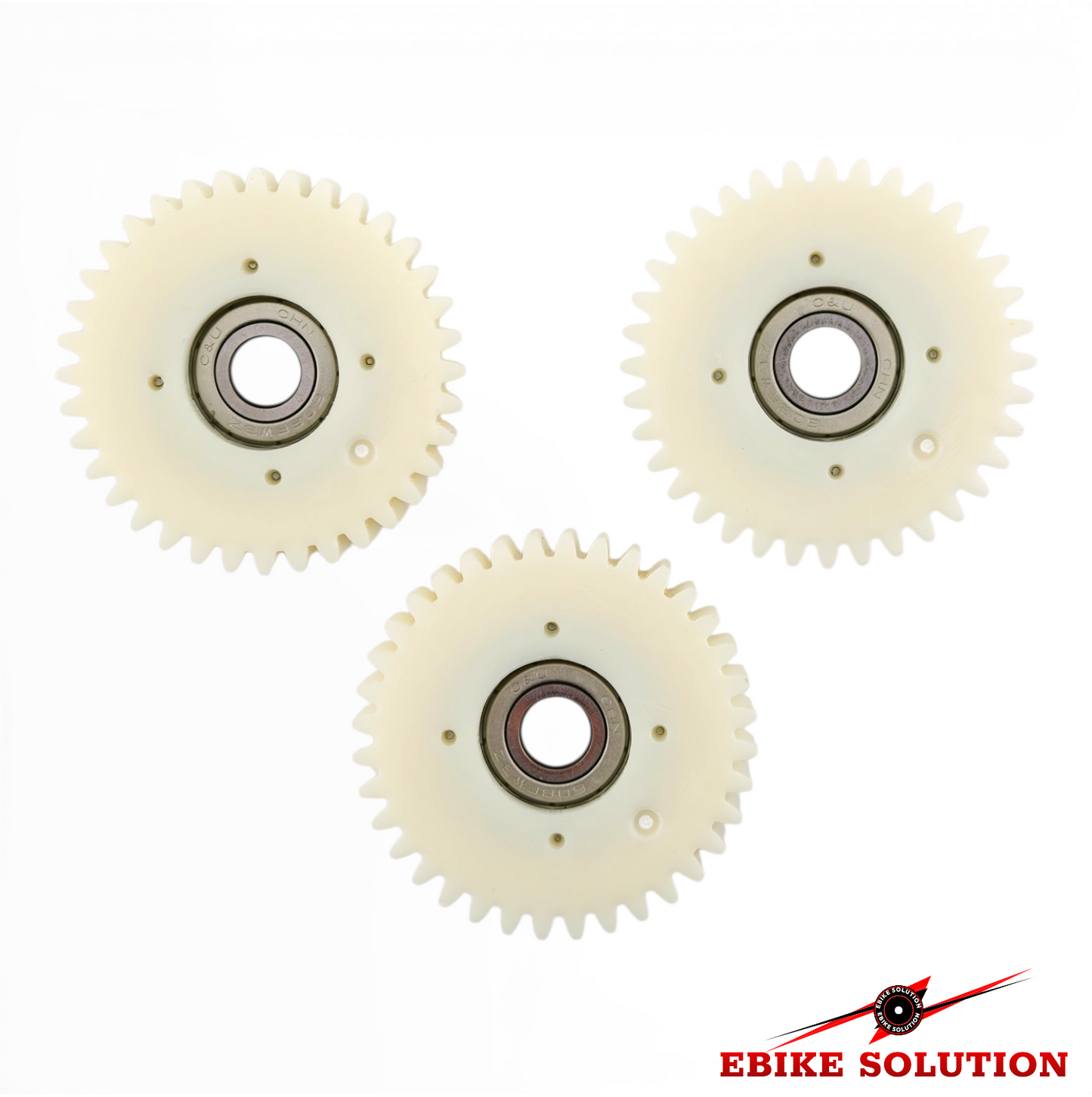 36T Nylon Gear Set for Ebike Hub Motor Gears (Pack of 3)