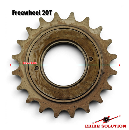 16T 18T 20T 22TTeeth 34MM Single Speed Freewheel Flywheel Sprocket Bicycle Gear