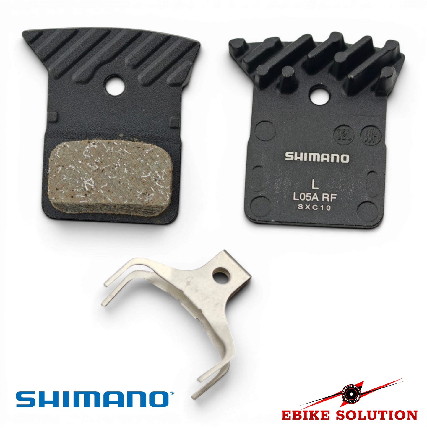 2Pair Shimano L05A-RF Disc Brake Pads Aluminum Alloy Back & Cooling Fins