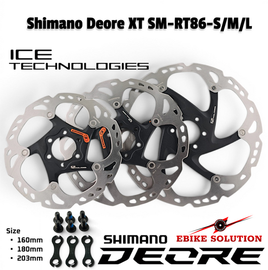 Shimano Deore XT SM-RT86 Ice Tech 6-Bolt Disc Brake Rotor