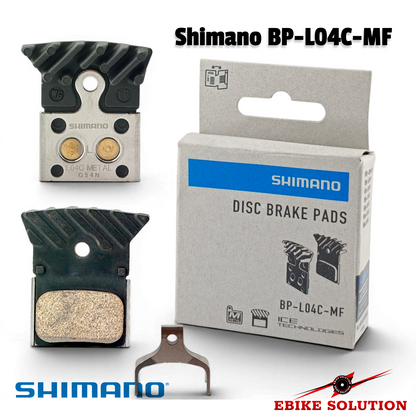 Shimano L04C Metal Hydraulic Disc Brake Pad Cooling Fins XT M8110 SLX M7100