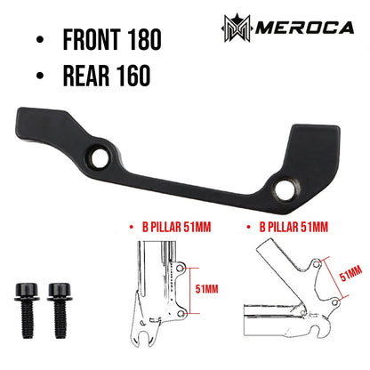 MTB Rotor Brake Caliper Mount Adapter Front Rear PM IS 160mm 180mm 203mm A/B