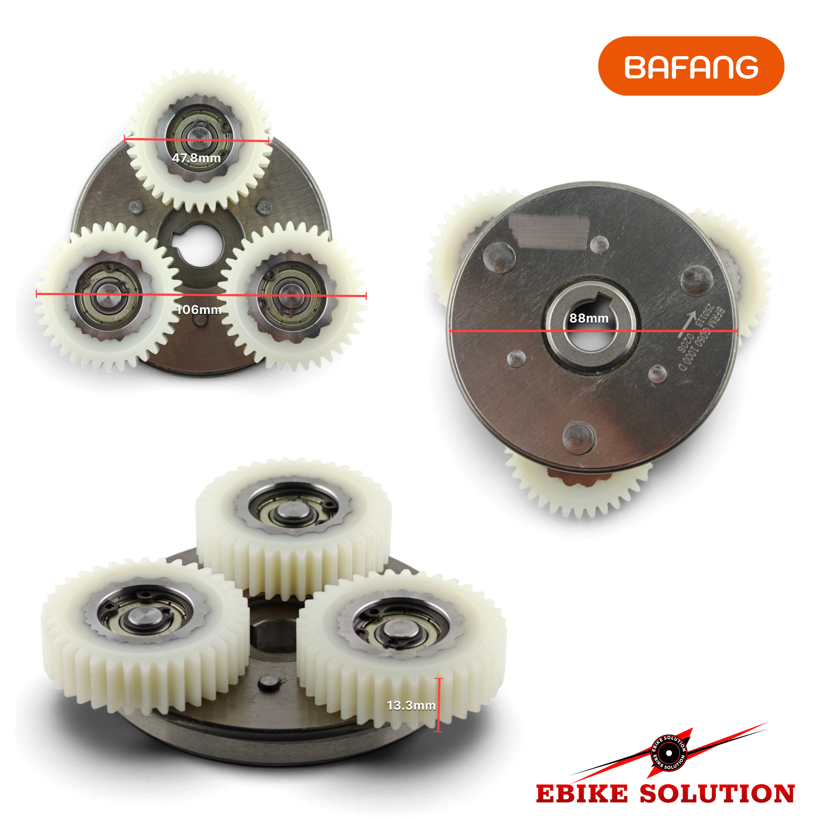 Bafang G060 Nylon Gear Clutch BFRM G060 1000 D Hub Motor Replacement Assembly ebike solution