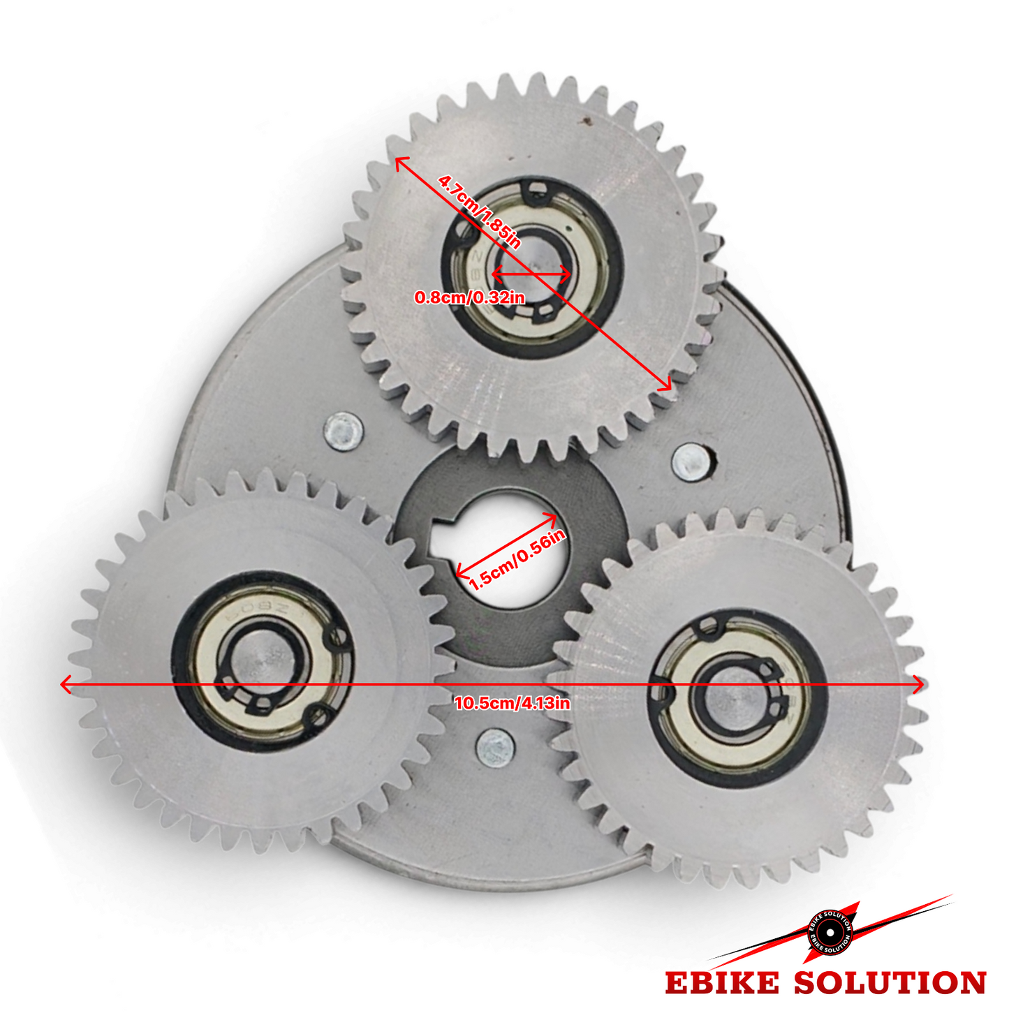 EBike Motor Gear Clutch Planetary Kit – 36T Metal Gears for Bafang (500W–750W)