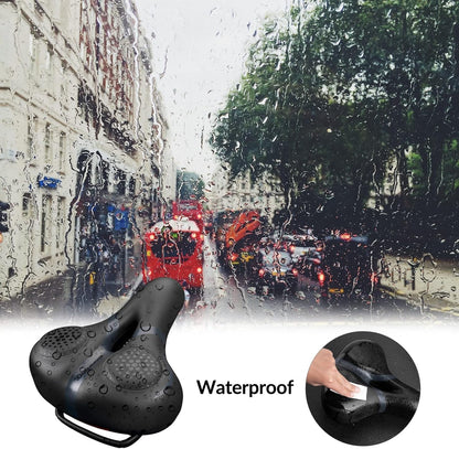 Bike Saddle Comfortable Soft Reflective Shockproof Bicycle Saddle