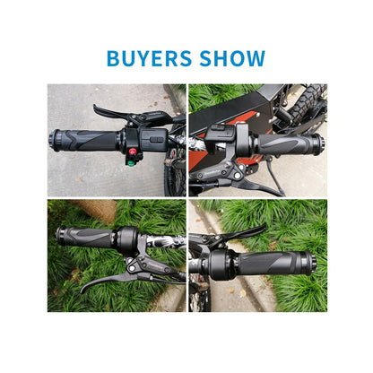 E-Bike Full Twist Throttle Grip Pair 3 Pin 22mm Handlebar 12V-72V Black ebike solution