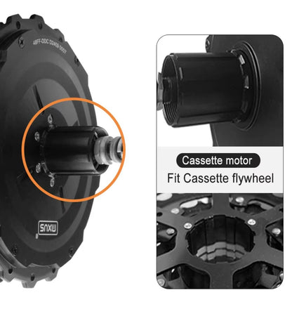 MXUS XF19R/XF19C Motor 48V 750W/1000W Rear Gear Hub Motor Wheel Ebike ebike solution