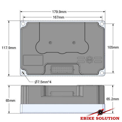 FarDriver ND72680 Controller 48-72V, 350A Line 680 Phase ebike solution